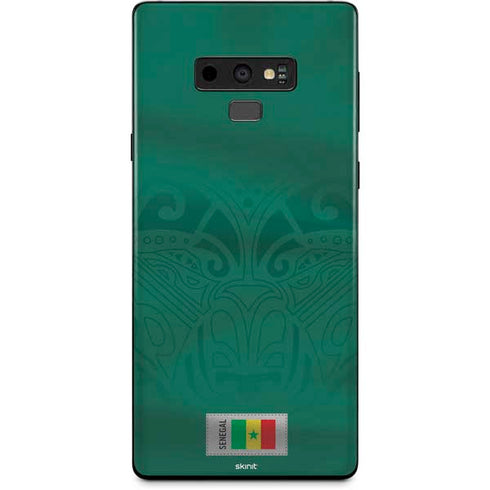 Senegal Soccer Flag Galaxy Note 9 Skin